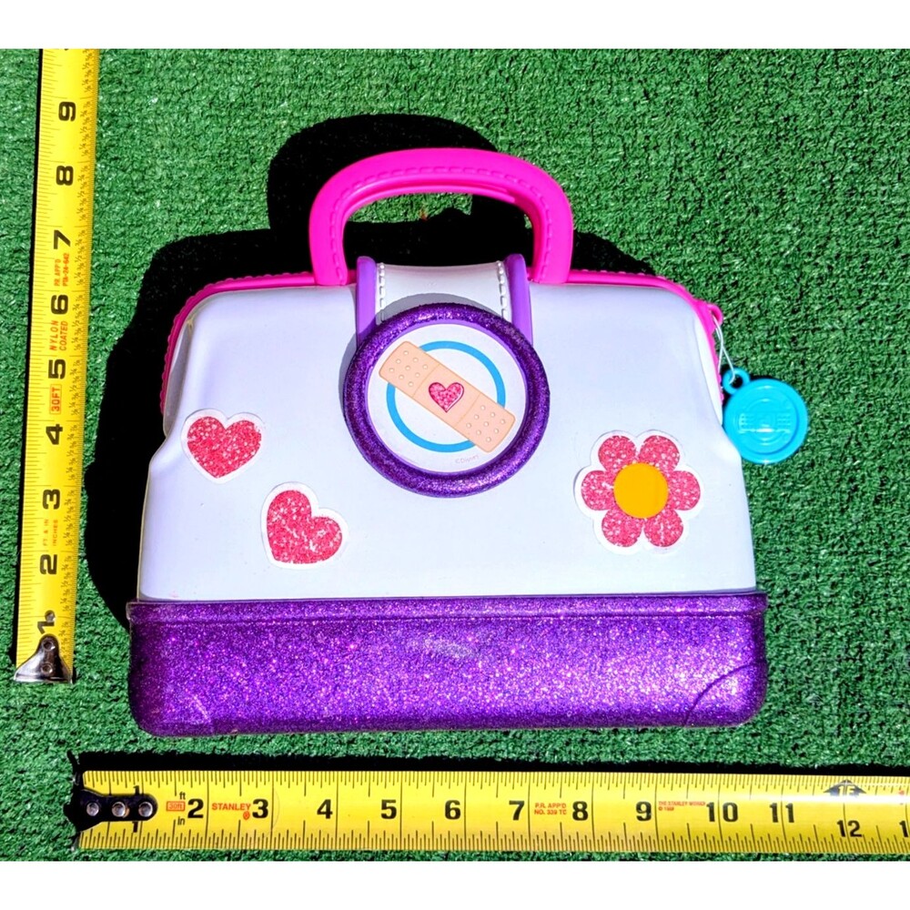Disney Junior Doc McStuffins Doctor's Carry Bag Medicine Hard Shell Play Toy EUC